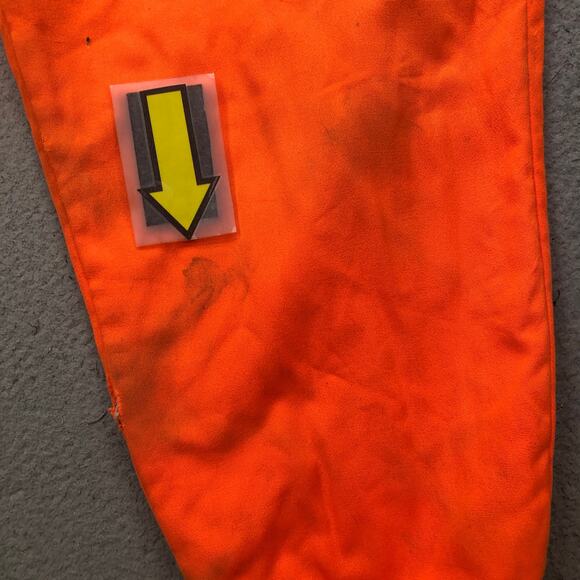 Vintage Woolrich Orange Hunting Pants Mens 42x30 Insulated Nylon Safety Blaze - Picture 12 of 16